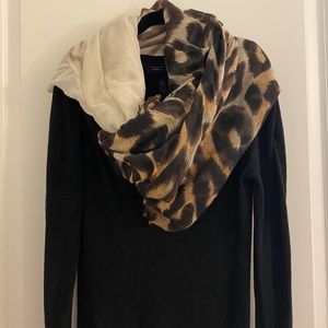 BCBG black long sleeve sweater